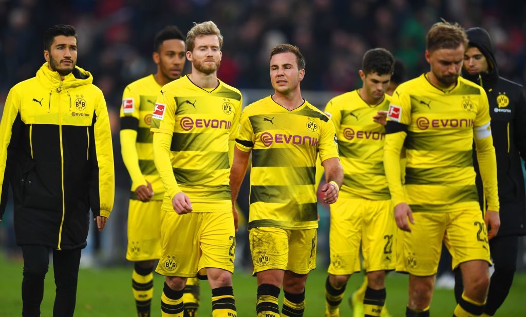 BVB stars traurig und enttäuscht
