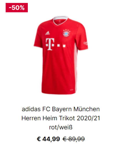 Trikot FC Bayern München